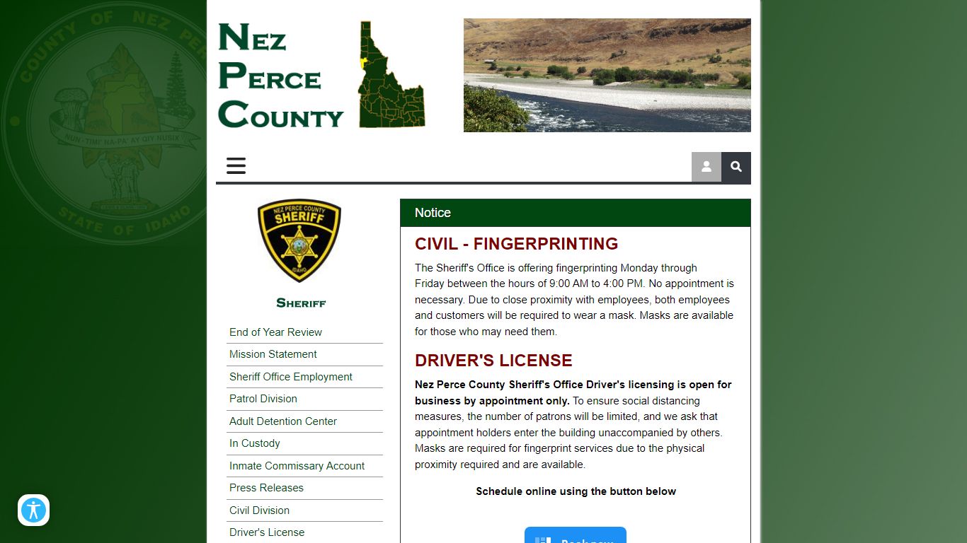 Sheriff - Nez Perce County