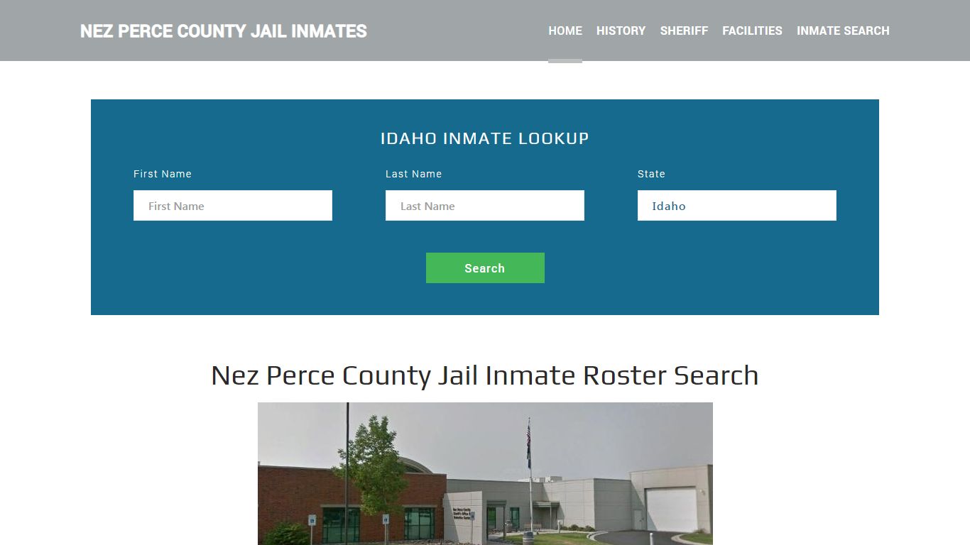 Nez Perce County Jail Inmate Roster Lookup, Lewiston, ID